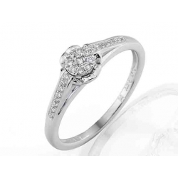 Zásnubní prsten s briliantem-Elegant briliant